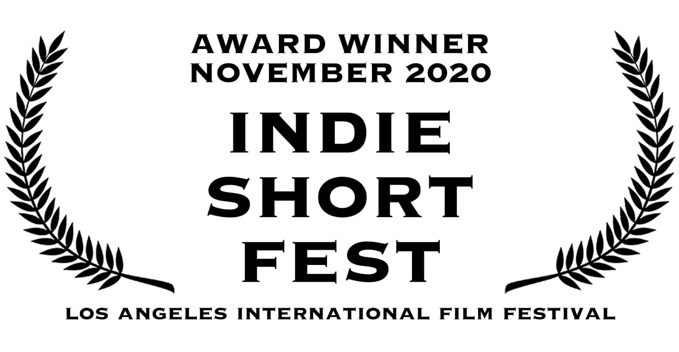 AWARD WINNER NOVEMBER 2020 - INDIE SHORT FEST - LOS ANGELES INTERNATIONAL FILM FESTIVAL